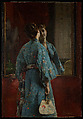The Japanese Robe, Alfred Stevens (Belgian, Brussels 1823–1906 Paris), Oil on canvas