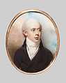 Portrait of a Man, Said to Be Mr. Fitzgerald, William Wood  British, Ivory