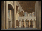 The Interior of the Sint-Pieterskerk, 's-Hertogenbosch, Pieter Jansz. Saenredam  Dutch, Oil on wood
