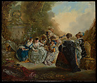 The Fête Galante, Luis Paret y Alcázar  Spanish, Oil on wood
