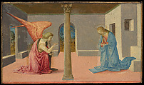 The Annunciation, Fra Filippo Lippi Italian, Tempera on wood