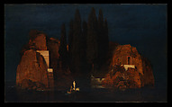 Island of the Dead, Arnold Böcklin Swiss, Oil on wood