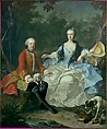 Count Giacomo Durazzo (1717–1794) and Ernestine Aloisia Ungnad von Weissenwolff (1732–1794), Martin van Meytens the Younger  Swedish, Oil on canvas