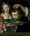 Salome with the Head of Saint John the Baptist, Andrea Solario Italian, Oil on wood