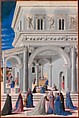 The Birth of the Virgin, Fra Carnevale (Bartolomeo di Giovanni Corradini) (Italian, born by 1416–died 1484 Urbino), Tempera and oil on wood