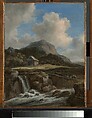 Mountain Torrent, Jacob van Ruisdael  Dutch, Oil on canvas