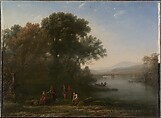 The Ford, Claude Lorrain (Claude Gellée)  French, Oil on canvas