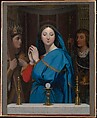 The Virgin Adoring the Host, Jean Auguste Dominique Ingres French, Oil on canvas