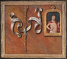 The Birth and Naming of Saint John the Baptist; (reverse) Trompe-l'oeil with Painting of The Man of Sorrows, Bernard van Orley (Netherlandish, Brussels ca. 1492–1541/42 Brussels), Oil on wood