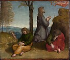 The Agony in the Garden, Raphael (Raffaello Sanzio or Santi) (Italian, Urbino 1483–1520 Rome), Oil on wood