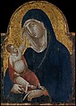 Madonna and Child (after Duccio), Bruno Marzi  Italian, Tempera and gold on wood