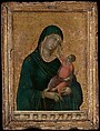 Madonna and Child, Duccio di Buoninsegna (Italian, active by 1278–died 1318 Siena), Tempera and gold on wood