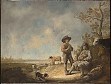 Piping Shepherds, Aelbert Cuyp Dutch, Oil on canvas
