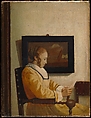 A Young Woman Reading, Johannes Vermeer  Dutch, Oil on canvas