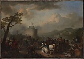 Battle Scene, Johannes Lingelbach  Dutch, Oil on canvas