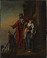 Abraham Dismissing Hagar and Ishmael, Nicolaes Maes  Dutch, Oil on canvas