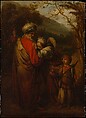 Abraham Dismissing Hagar and Ishmael, Barent Fabritius  Dutch, Oil on wood