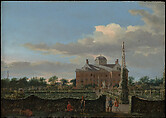 The Huis ten Bosch at The Hague and Its Formal Garden (View from the South), Jan van der Heyden  Dutch, Oil on wood
