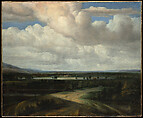 A Panoramic Landscape with a Country Estate, Philips Koninck  Dutch, Oil on canvas