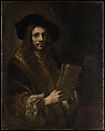 Portrait of a Man ("The Auctioneer"), Rembrandt Dutch, Oil on canvas