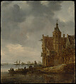 Country House near the Water, Jan van Goyen  Dutch, Oil on wood