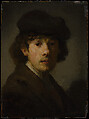 Rembrandt (1606–1669) as a Young Man, Rembrandt Dutch, Oil on wood