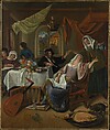 The Dissolute Household, Jan Steen Dutch, Oil on canvas