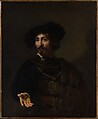 Man with a Steel Gorget, Rembrandt Dutch, Oil on canvas