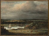 Wide River Landscape, Philips Koninck  Dutch, Oil on canvas