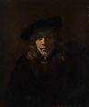 Man in a Beret, Rembrandt Dutch, Oil on canvas