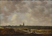 A View of The Hague from the Northwest, Jan van Goyen  Dutch, Oil on wood