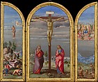 The Crucifixion, Francesco Granacci (Francesco di Andrea di Marco) (Italian, Villamagna 1469–1543 Florence), Tempera and gold on wood