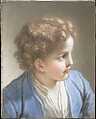 Study of a Boy in a Blue Jacket, Benedetto Luti Italian, Pastel and chalk on blue laid paper, laid down on paste paper