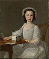 Girl Building a House of Cards, Thomas Frye  Irish, Oil on canvas