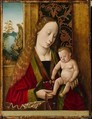 Virgin and Child, Workshop or Circle of Hans Traut (German, ca. 1500), Oil, gold, and silver on linden