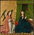 The Annunciation, South Netherlandish Painter  Netherlandish, Oil on wood, gold ground