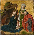 The Nativity, South Netherlandish Painter  Netherlandish, Oil on wood, gold ground