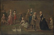 Uvedale Tomkyns Price (1685–1764) and Members of His Family, Bartholomew Dandridge British, Oil on canvas