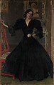 Señora de Sorolla (Clotilde García del Castillo, 1865–1929) in Black, Joaquín Sorolla y Bastida  Spanish, Oil on canvas