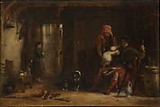 The Highland Family, Sir David Wilkie British, Scottish, Oil on wood