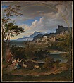 Heroic Landscape with Rainbow, Joseph Anton Koch (Austrian, Obergibeln bei Elbigenalp 1768–1839 Rome), Oil on canvas