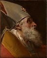 Head of a Bishop, Gaetano Gandolfi (Italian, San Matteo della Decima 1734–1802 Bologna), Oil on canvas