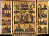 The Life of Christ, Franceschino Zavattari and Workshop Italian, Tempera on wood, gold ground