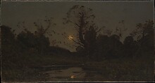 Moonrise, Henri-Joseph Harpignies  French, Oil on canvas