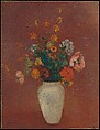 Bouquet in a Chinese Vase, Odilon Redon  French, Oil on canvas
