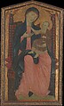 Madonna and Child Enthroned, Master of the Magdalen  Italian, Tempera on wood, gold ground