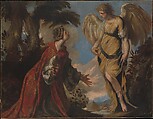 Hagar and the Angel, Francesco Maffei  Italian, Oil on canvas