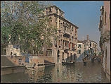 A Canal in Venice, Martín Rico y Ortega  Spanish, Oil on canvas