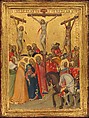 The Crucifixion, Pietro Lorenzetti (Italian, active Siena 1320–44), Tempera and gold leaf on wood