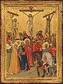 The Crucifixion, Pietro Lorenzetti (Italian, active Siena 1320–44), Tempera and gold leaf on wood